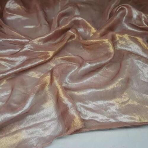 Shiny Chiffon Fabric Bronzing 30D Thin Soft Material Cosplay Use