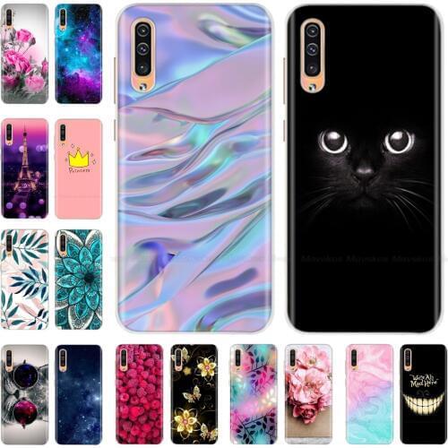 FOR Funda Samsung A50 Case Soft Silicone Cover sFOR Samsung Galaxy A50 A 50 2019 A505 A505F SM-A505F Cute Phone Cases Couqe