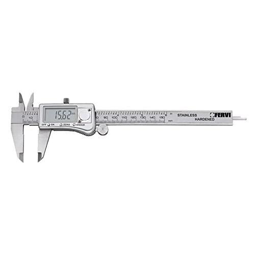 Electronic Digital caliper stainless FERVI ART. C033/200