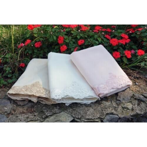 French Lace Guipure Soft Unisex 3 Pieces Towel Set-Bamboo Cotton Embroidered Bathroom Hand Face Towel Water Absorbent Facecloth