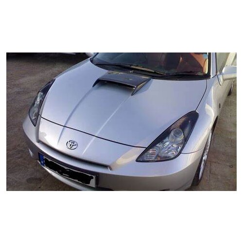Carbon Fiber Headlight Lamp Covers Eyelids Eyebrows for 2000-2005 Toyota Celica