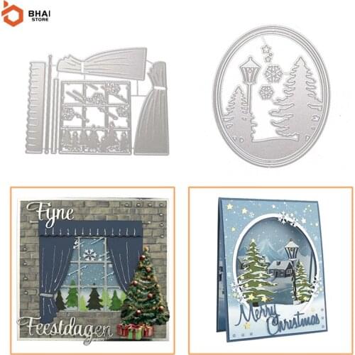 Christmas Tree Metal Cutting Dies Stencil DIY Cards Stencils Photo Album Embossing Paper Making Scrapbooking Knife Mold 2021 New