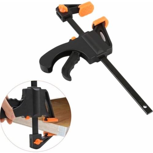 New Spreader Work Bar Clamp F Clamp Gadget Tool DIY Hand Speed Squeeze Quick Ratchet Release Clip Kit 4 Inch Wood Working