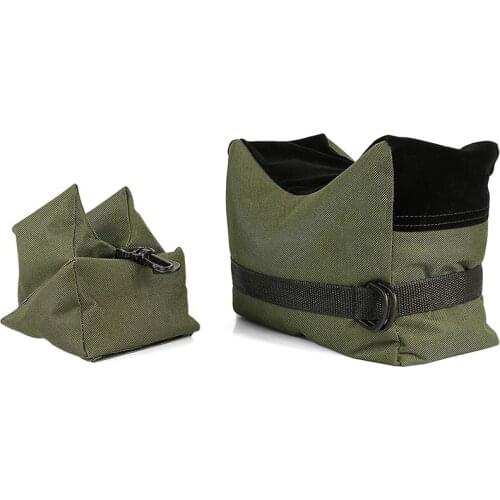 Front & Rear Bag Support Rifle Sandbag without Sand Sniper Hunting Target Stand Hunting Gun Accessories