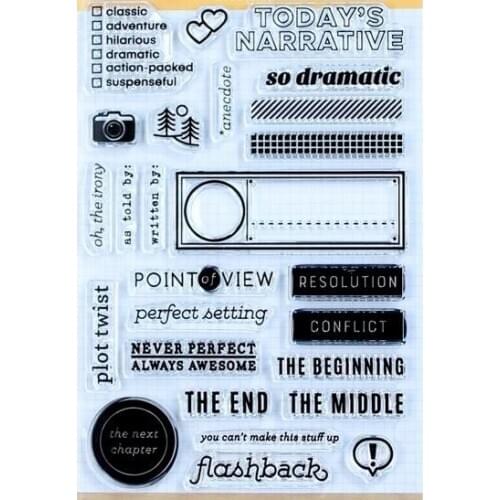 Word Clear Silicone Stamps for DIY Scrapbooking/Card Making/Kids Christmas Decoration Supplies Popular A2681