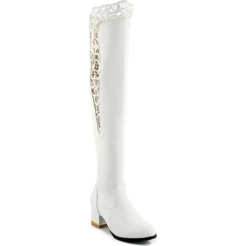 Big Size 9 10 11 12 thigh high boots knee high boots over the knee boots women ladies boots shoes woman winter boots women