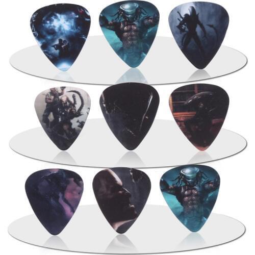 SOACH 10pcs 0.71mm Guitar Accessories high quality two side earrings pick DIY design pick guitar picks for ukulele