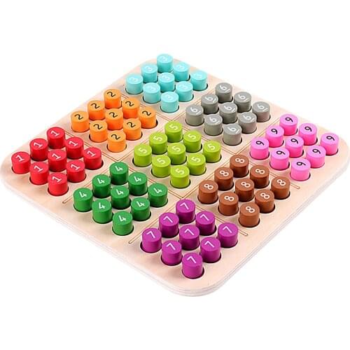 Sudoku Game Jiugongge Concentration Training Puzzle 4-6 Years Old Entry Memory