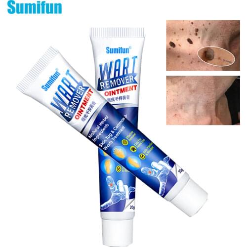 Sumifun Warts Remover Ointment Antibacterial Wart Treatment Cream Skin Tags Removing Genital Warts Herpes Medical Plaster