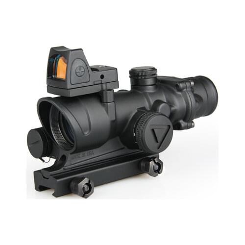 Tactical LED Scope 4x32 ACOG mini Reflex red dot scope for Airsoft 2020 NEW ARRIVAL