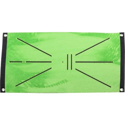 Golf Training Mat Swing Detection Batting In Door Golf Game Golfs Practice Training Aid Cushion Home Office Outdoor Mat Pad