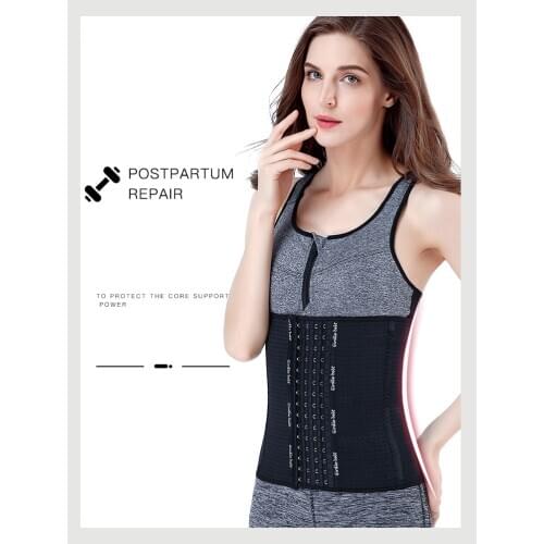 2PCS waist trainer binders shapers modeling strap corset slimming Belt underwear body shaper shapewear faja slimming belt tummy