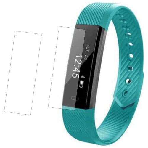 2pieces Anti-scratch Ultra Thin HD Clear Protective Film Guard For ID115 (HR) Smartband Wristband Full Screen Protector Cover