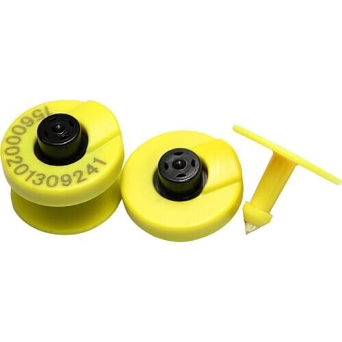 500 pcs RFID ear tag 134.2 khz EM4305 10 cm 512 bit memory ISO11784/ ISO11785