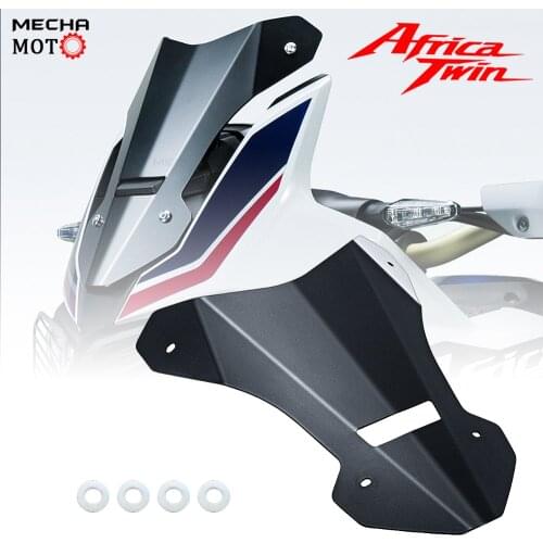 CRF 1000L Africa Twin windshield FOR HONDA CRF1000L 1000 L Motorcycle deflector WindScreen Wind Deflectors Wind Shield Cover