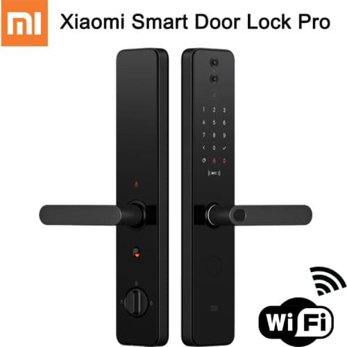 Xiaomi Mijia Smart Door Lock Pro HD Wide-Angle 1080P Camera Visual Remote Intercom Electronic Doorbell For HomeKit & Mi Home APP