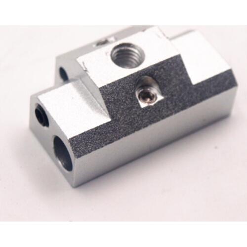 Funssor Dual Extrusion+ Cyclops upgrade heater block Multi Color Cyclops 2 In 1 Out Aluminium Heater Block Fast Ship