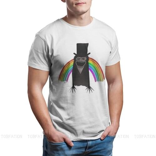 Gay Lesbian Homosexual LGBT Pride Month Parades TShirt for Men Babadook Round Collar T Shirt Birthday Gifts OutdoorWear 6XL