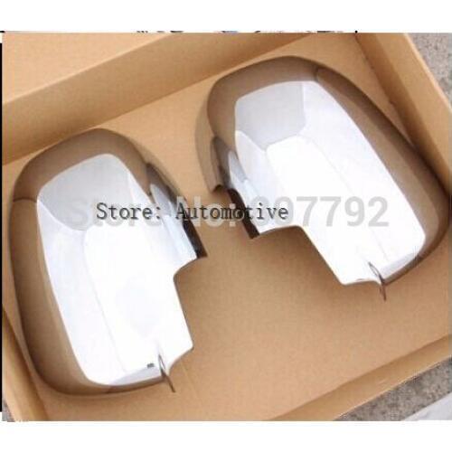 For Mitsubishi ASX RVR 2013 2014 2015 2016 2017 Chrome Side Mirrors Rearview Cover Trim