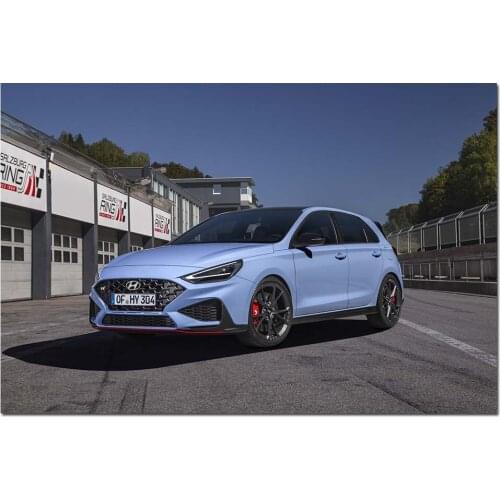 Hyundai i30 N Car Wallpaper Wall Art Poster Print Canvas Paintings for Home Room Decor