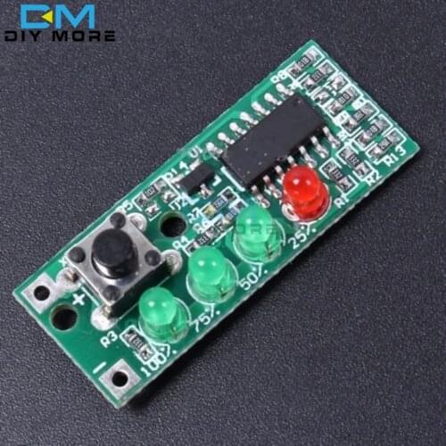 Battery Capacity Indicator 4 LEDs Display Module for 3S 9-12.6V Battery
