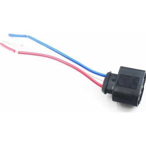 OE 1J0 973 723 Plug Connector housing With wire For VW Amarok Beetle Bora Caddy Eos Gol Golf 3 Jetta Lupo Passat Polo Passat CC