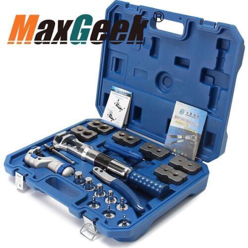 Maxgeek Universal Hydraulic Expander & Flaring Tool Brake Pipe Fuel Line Kit WK-400