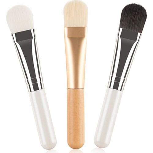 Facial Mask Soft Brush Liquid Foundation Face Brush Flat Foundation Cream Brush Blender Face Skin Care Beauty Cosmetics Tool