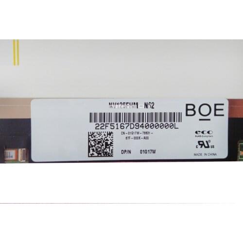 NV125FHM-N62 12.5inch IPS screen EDP 1920x1080 30 PIN FHD