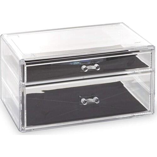 Drawer Makeup Organizer,Clear Cosmetic Organizer plastic Jewelry Display Box Makeup Organizers and Storage Makeup Stand