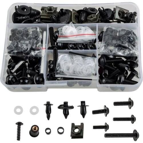 Complete Fairing Bolts Screws Clips Kit Fit For Ducati 1098 1198 1199 900 999 Monster Honda CB1000R Kawasaki Yamaha Suzuki