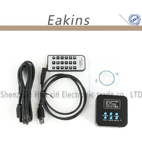 Full HD 16.0MP 1/2.33 Inch TF Video Recorder HDMI USB2.0 Industry Microscope C-Mount Remote Control Camera for PCB Repair