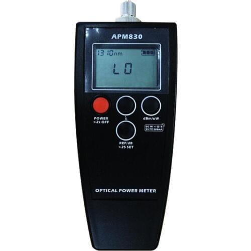 Handheld Fiber Power meter APM830 High Quality Fiber optic meter APM830 power meter Fiber optic tester +26 ~ -50dBm