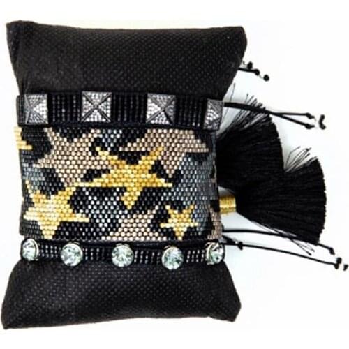 ZHONGVI Star Bracelets For Ladies Pulseras Mujer Trendy Bead Jewelry 2021 Black Jewellery Miyuki Bracelet Gift For Best Friend