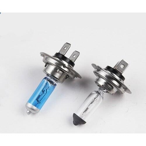 2pcs H7 12V 55W 6000K Super White Bulbs Car Light Source Headlight Auto Top Lamp