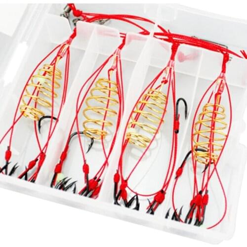 4Pcs/Lot Explosion Fishing Hooks Pack Fishing Tackle Fish Hooks Explosion Hook With Six Strong Hook