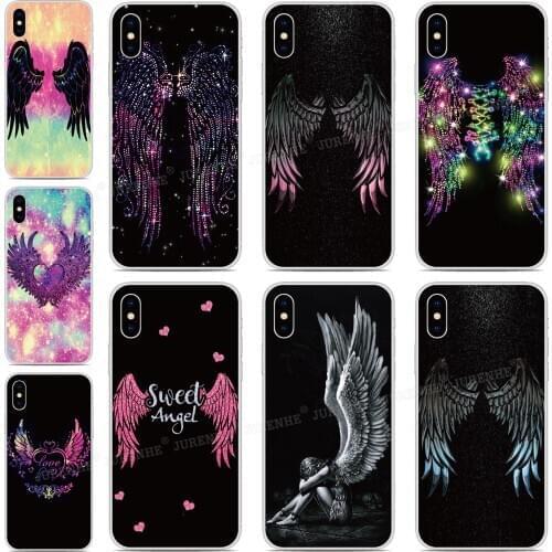 Angel Wings Cover For VIVO V20 SE X60 Pro Y70 S7 2020 iQOO 7 5 Y11 Y15 Y17 Y12 Y20 Y20S Y50 Y30 V17 S7e Y73s Y12S Y11S Y20i Case