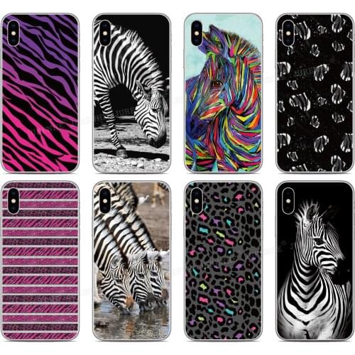 Printed Zebra Cover Cases For iPod Touch 7 6 5 For iPhones SE 2020 SE2 SE 2 XR X XS 11 12 Pro MAX 6 6S 7 8 Plus Phone Case