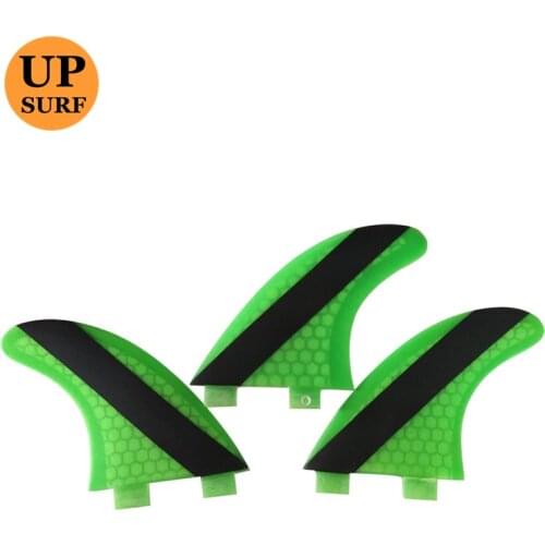 FCS G3/G5 Fin Surf Fiberglass Honeycomb Fins Quilhas Tri/Set Medium Size Pranchas de Surf FCS Surfing Fins Free Shipping