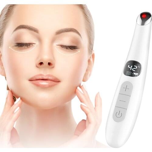 USB Rechargeable 3-in-1 Electric Eye Massager Adjustable Hot Massage Device Relieve Eye Fatigue Eye Care Vibration Instrument
