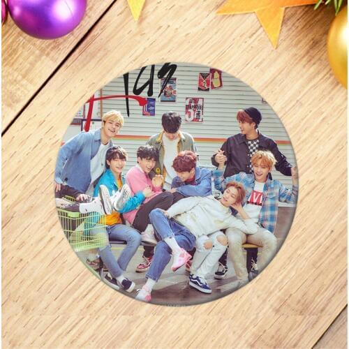 Kpop stray Kids photo badge emblem fashion good quality decorative collection for fans stray kids kpop korean stationery set