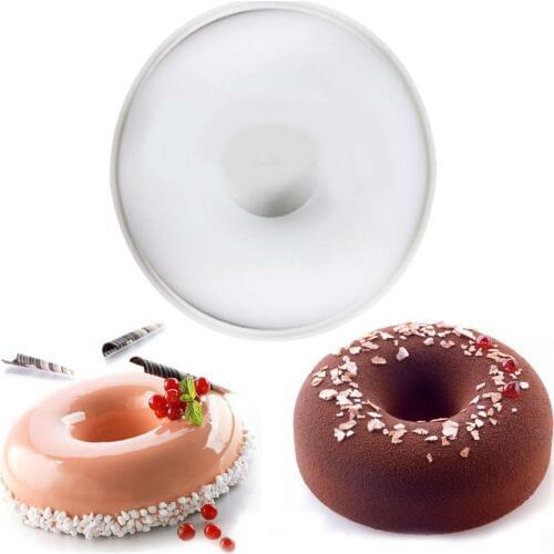 Round Donut Mold Silicone Cake Decor Muffin Chocolate Mousse Pan Baking Tool kitchen tools