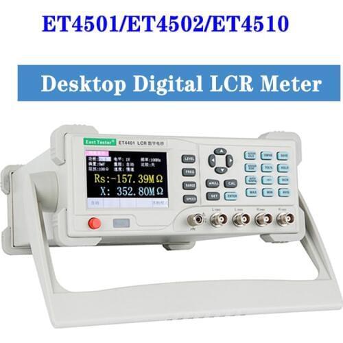 ET4501/ET4502/ET4510 Desktop Digital LCR Meter Capacitance Resistance Impedance Capacitance Inductance Measure Instrument Tools