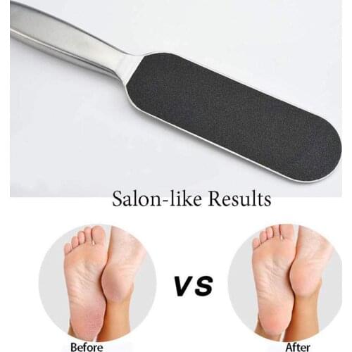 11pcs/Set Pedicure Feet Care Metal Handle Foot and Coarse of Fine and Refill Files Grit Sanding Grit Cloth Rasp Calluses Remover