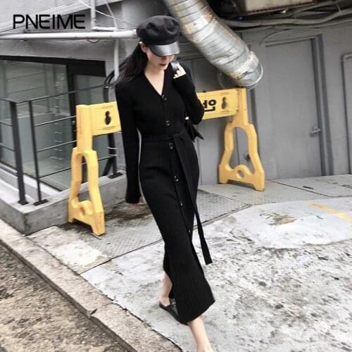 Pneime Fashionable Knitted Dresses