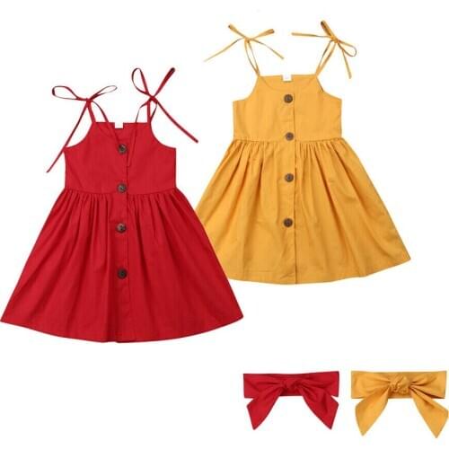 Pudcoco 2019 Newborn Sleeveless Summer Clothes Belt Girls Dress With headband Toddler Kid Party Casual Tutu Dresses Outfits 1-6Y