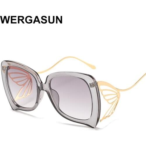 WERGASUN Brand Designer Sunglasses Women 2020 High Quality Retro Sunglasses Women Glasses Women Luxury Oculos De Sol