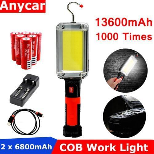 Led work light cob led lamp led car light work light led light matrix floodlight 8000LM rechargeable lamp portable waterproof