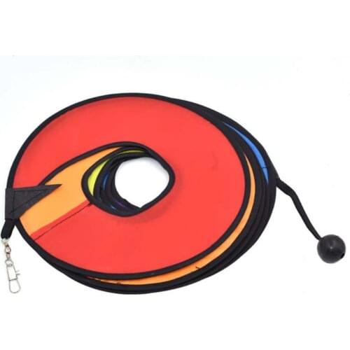 Outdoor Hanging Rainbow Rotating Vertical Colorful Windmill Kindergarten Decorative String Pinwheel Festival Layout