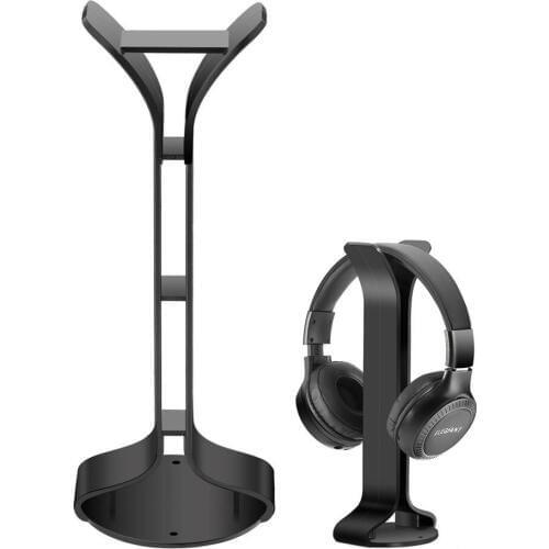 VoiceJoy Universal Over-Ear Gaming Headphone Stand Holder Hanger Desk Headset Stand Earphone Display Rack Bracket Black